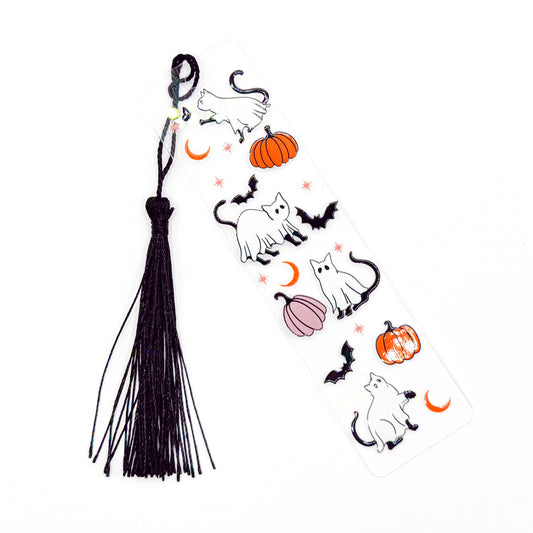 Halloween Cats Acrylic Bookmark