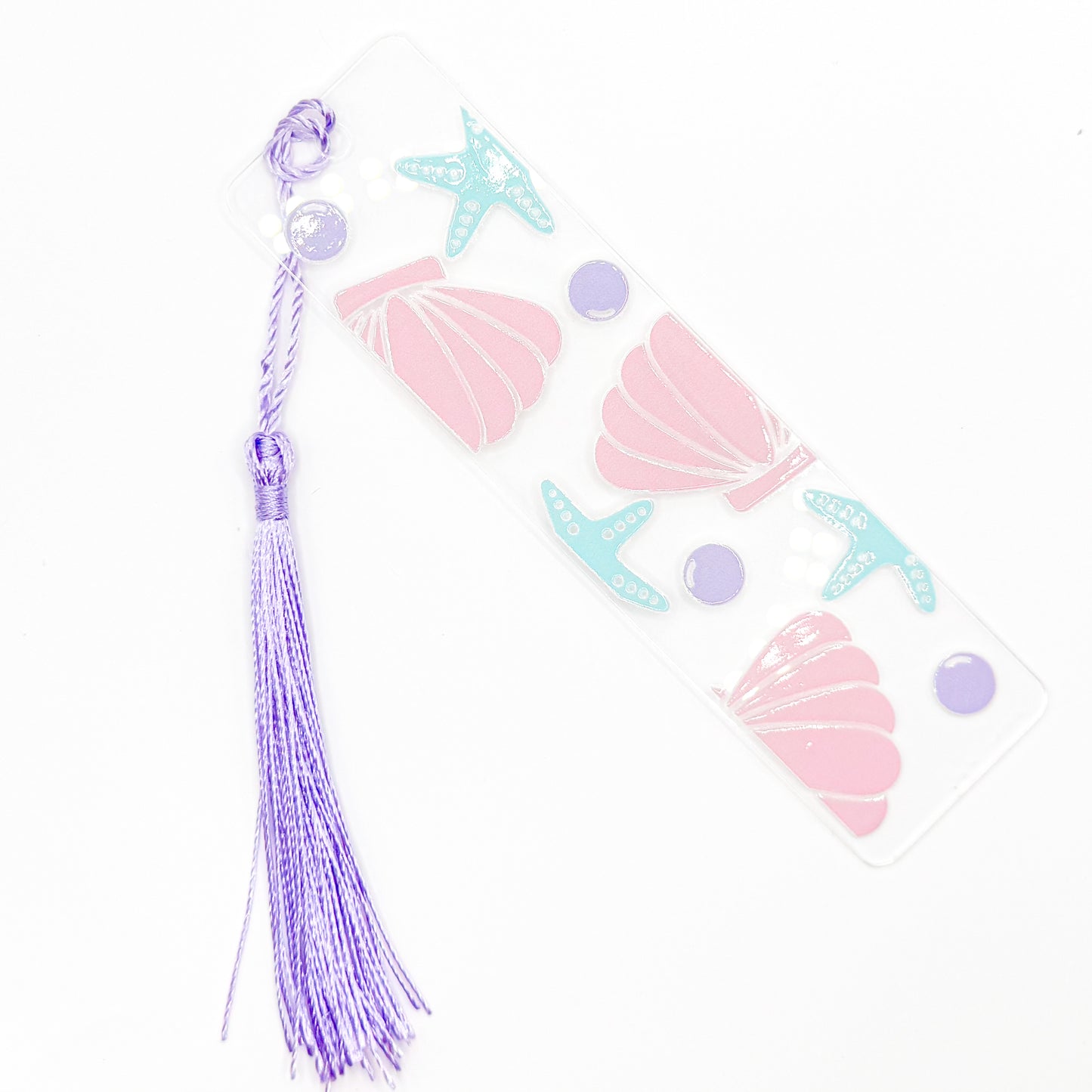 Purple Beach Babe Acrylic Bookmark