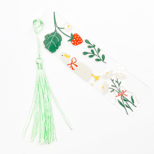 Green Goose Cutie Acrylic Bookmark