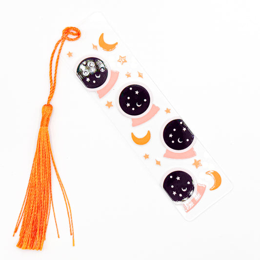 Orange Magical Acrylic Bookmark