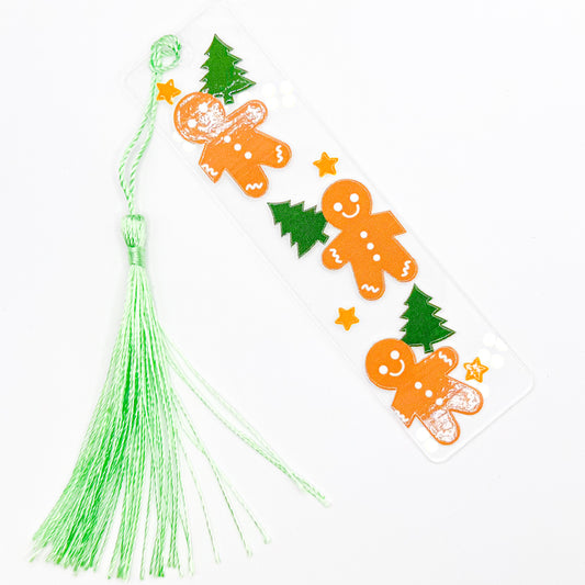 Gingerbread-man Acrylic Bookmark