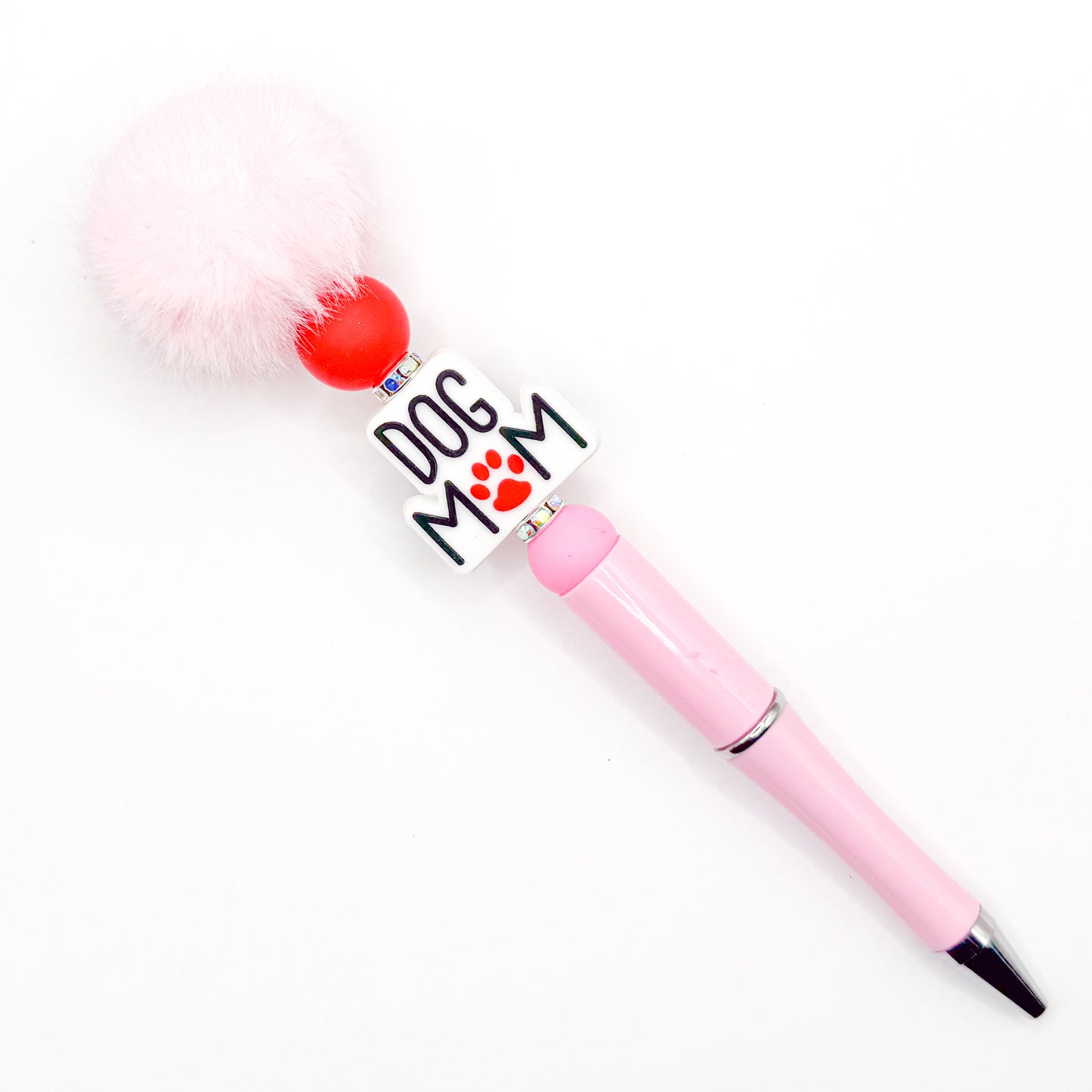 Pink Dog Mom Charm Pen