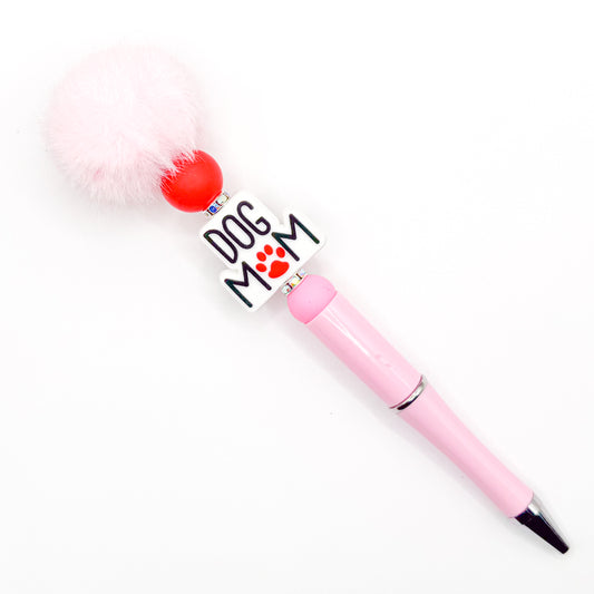 Pink Dog Mom Charm Pen