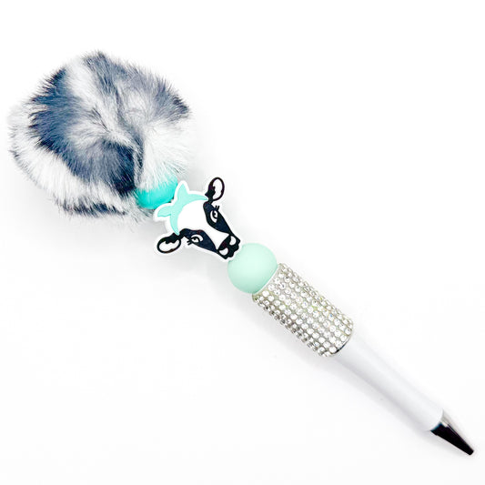 Cow Print Charm Pen