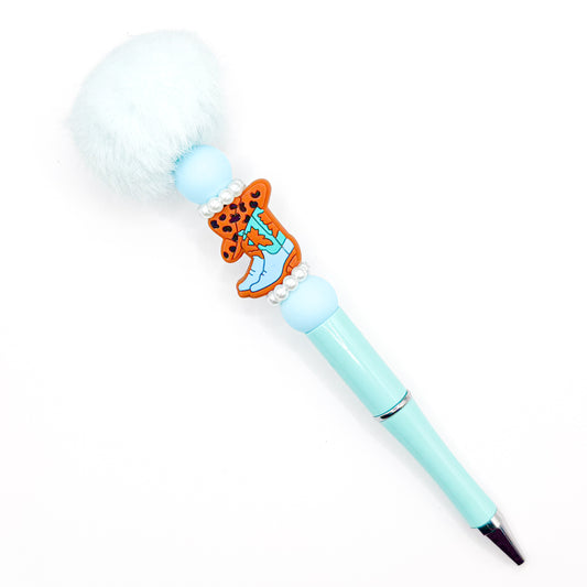 Blue Boots Charm Pen