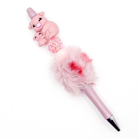 Cuddly Pigs Charm Pen