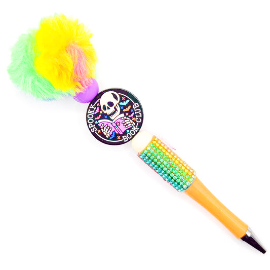 Spooky Book Club Charm Pen