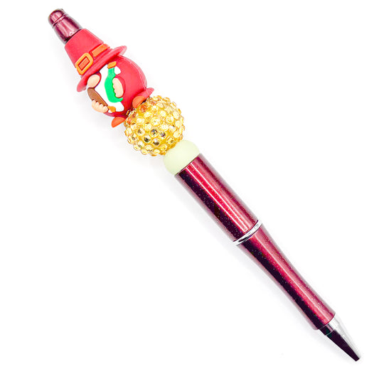Fall Gnome Charm Pen