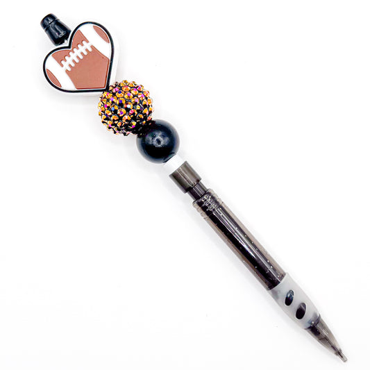 Sparkly Football Charm Mechanical Pencil