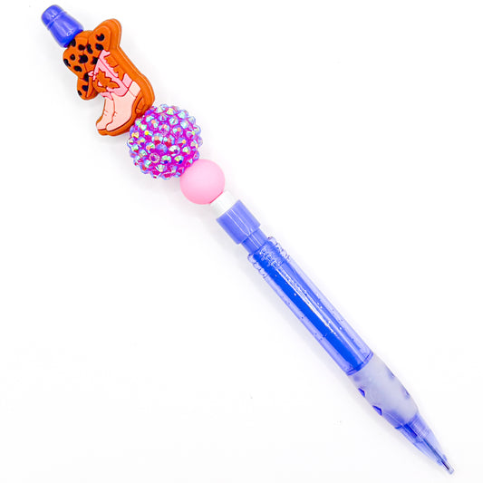 Sparkly Boots Charm Mechanical Pencil