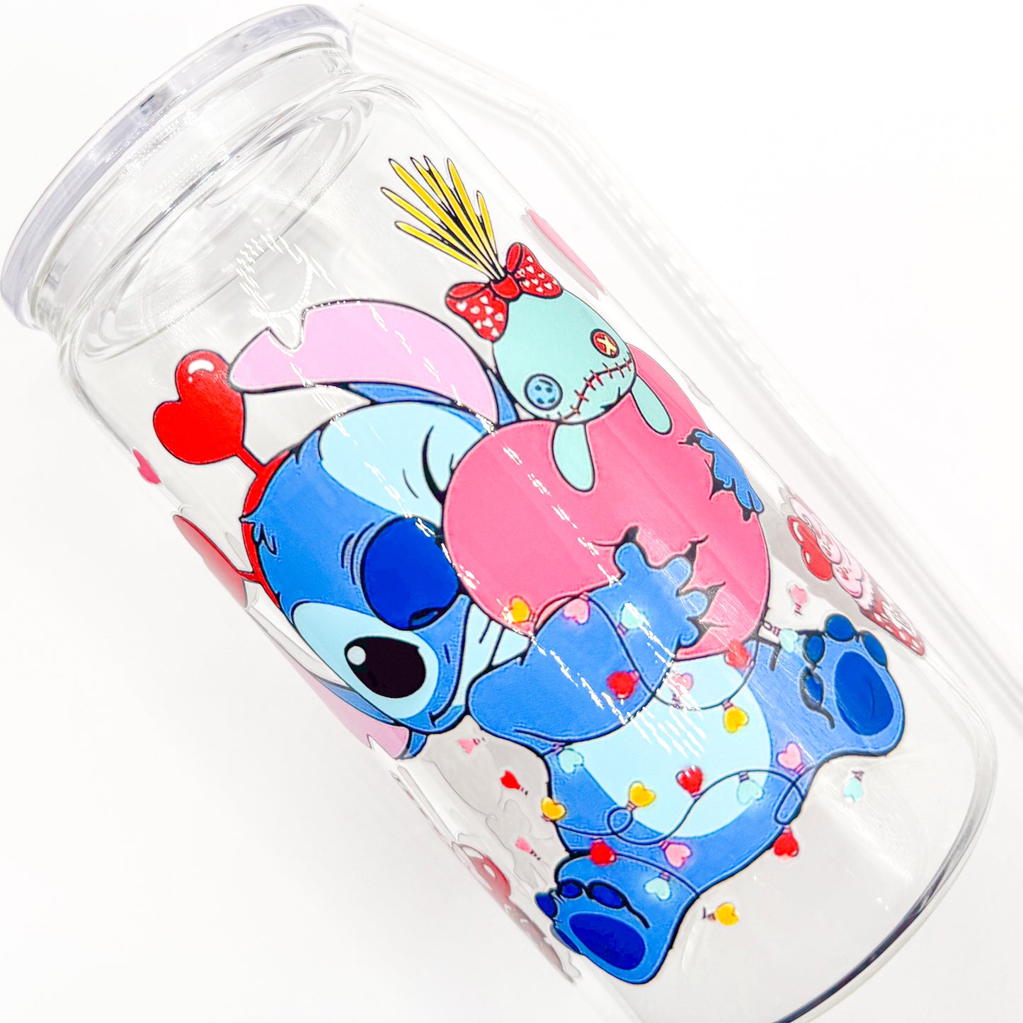 Little Blue Guy Hearts Cup - 16oz