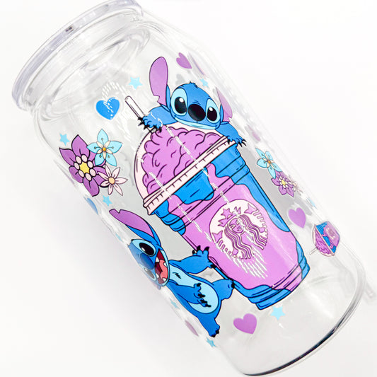 Blue Pink Drink Cup - 16oz