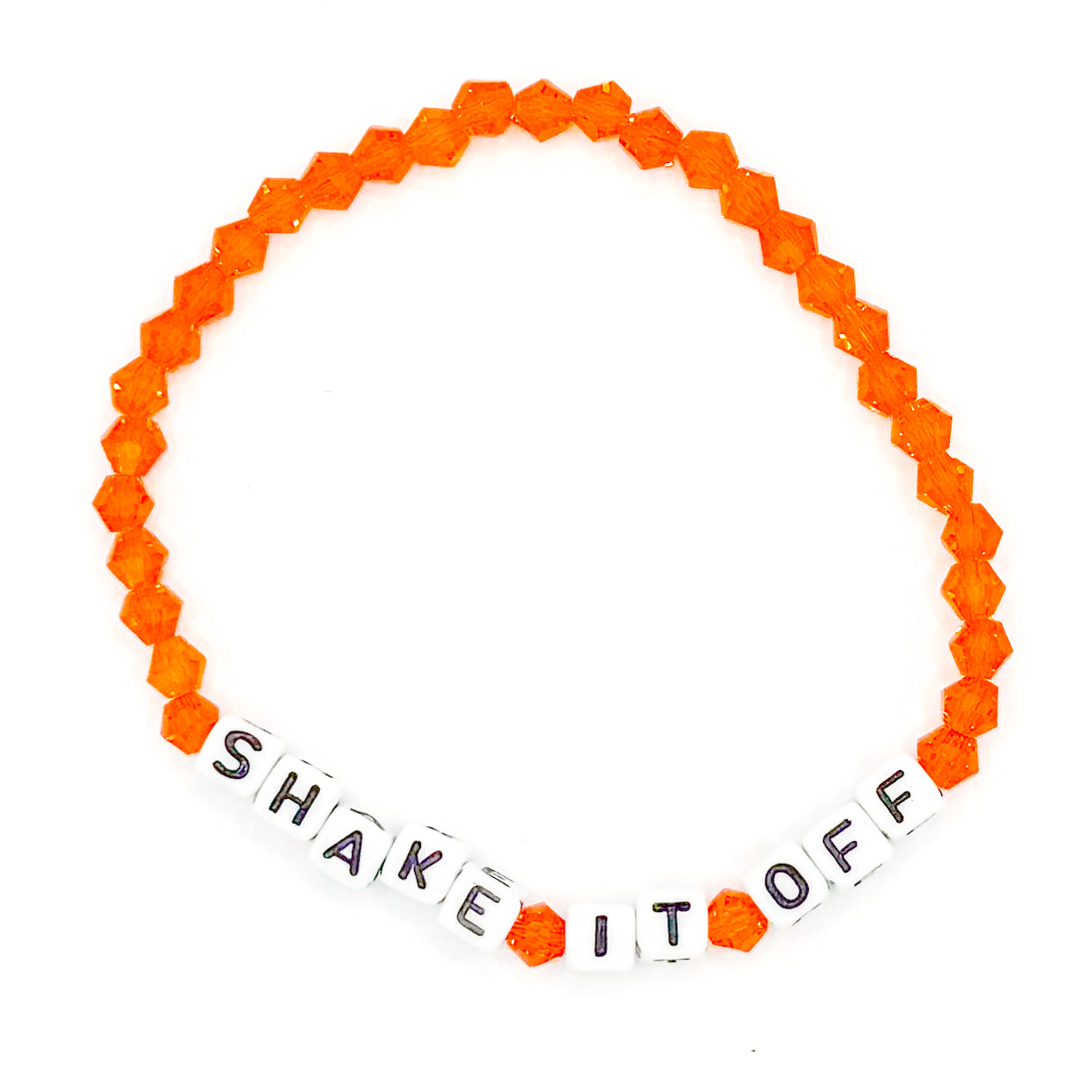 Orange "Shake It Off" Bead Buddy Bracelet