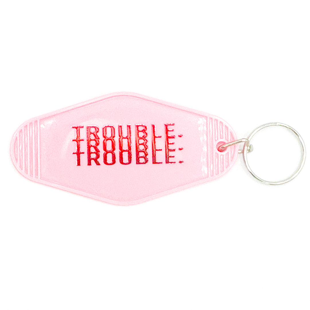 T Swift "Trouble" Keychain