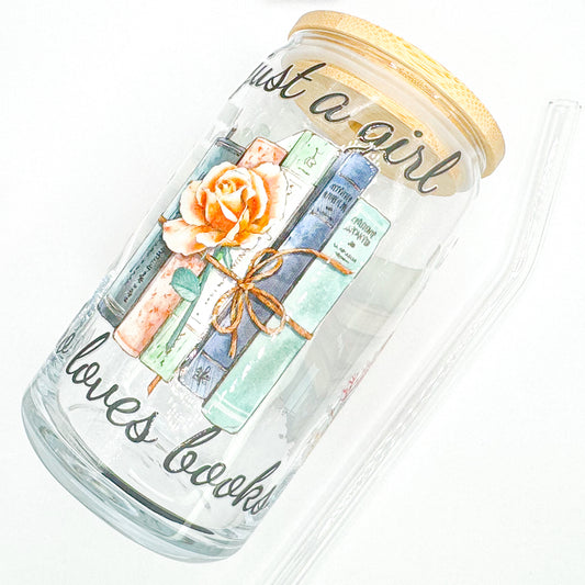 Just A Girl Who Loves Books Cup - 16oz
