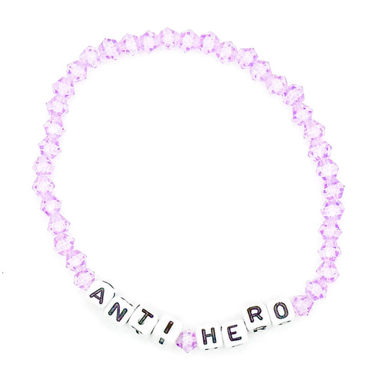 Purple "Anti-Hero" Bead Buddy Bracelet