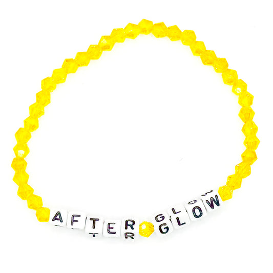 Yellow "After Glow" Bead Buddy Bracelet