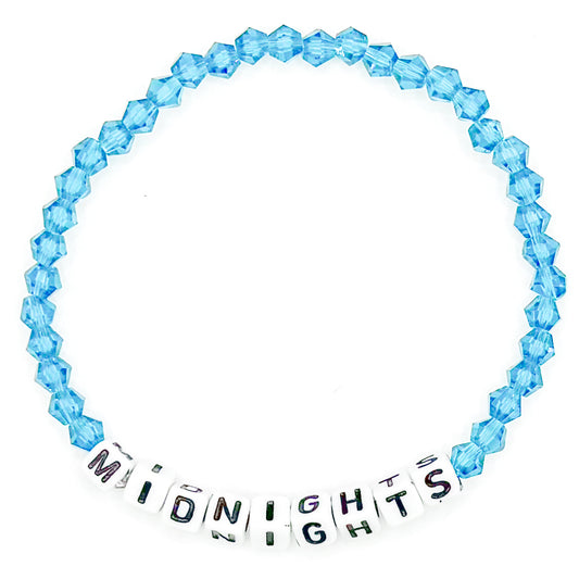 Blue "Midnights" Bead Buddy Bracelet