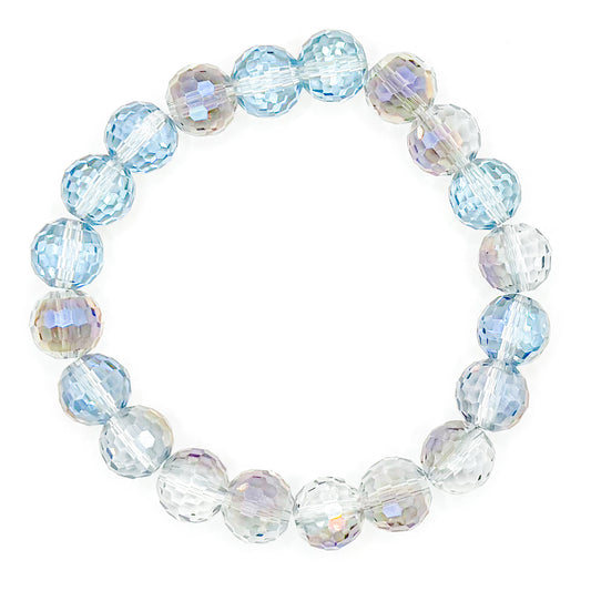 Translucent Celebration Glass Beaded Bracelet