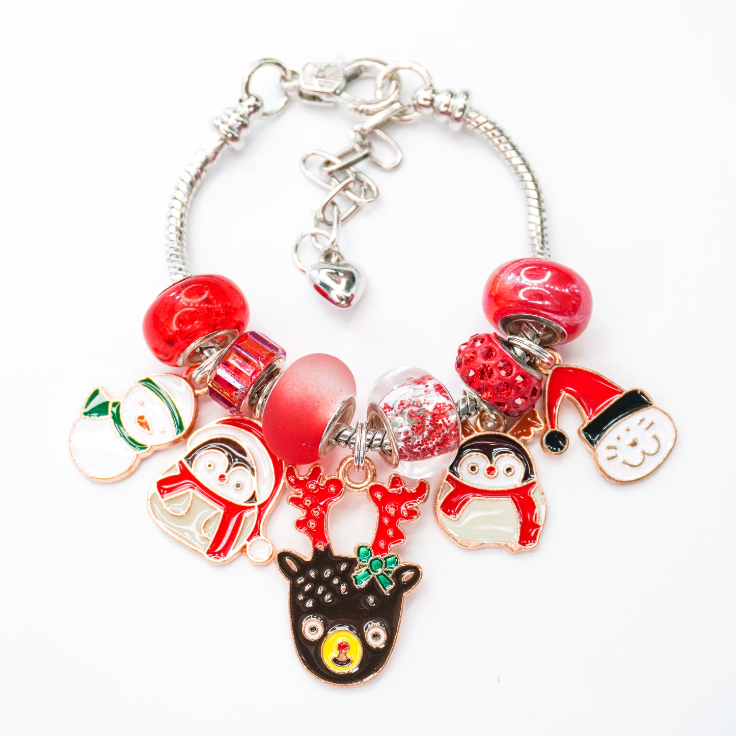 Holiday Friends European Charm Bracelet