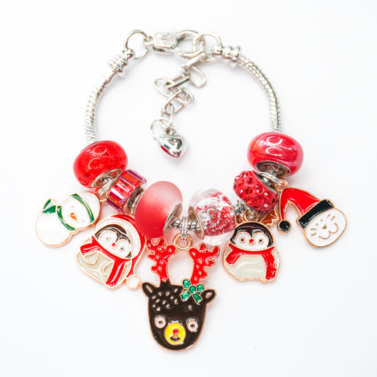 Holiday Friends European Charm Bracelet