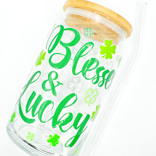 Blessed and Lucky Cup - 16oz