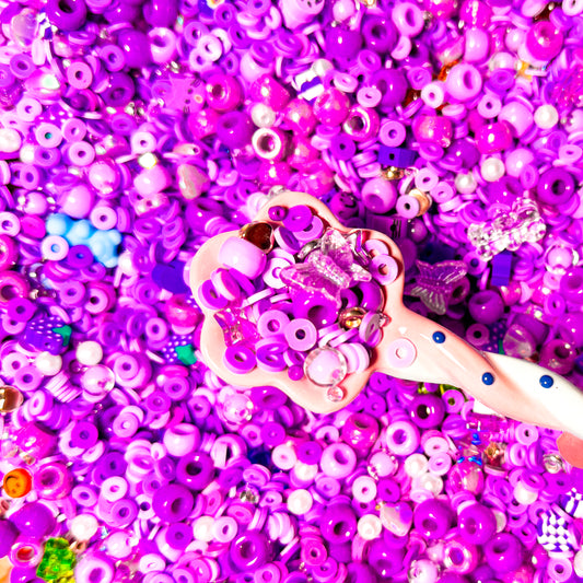 Purple Bead Confetti 9 Scoop Pack