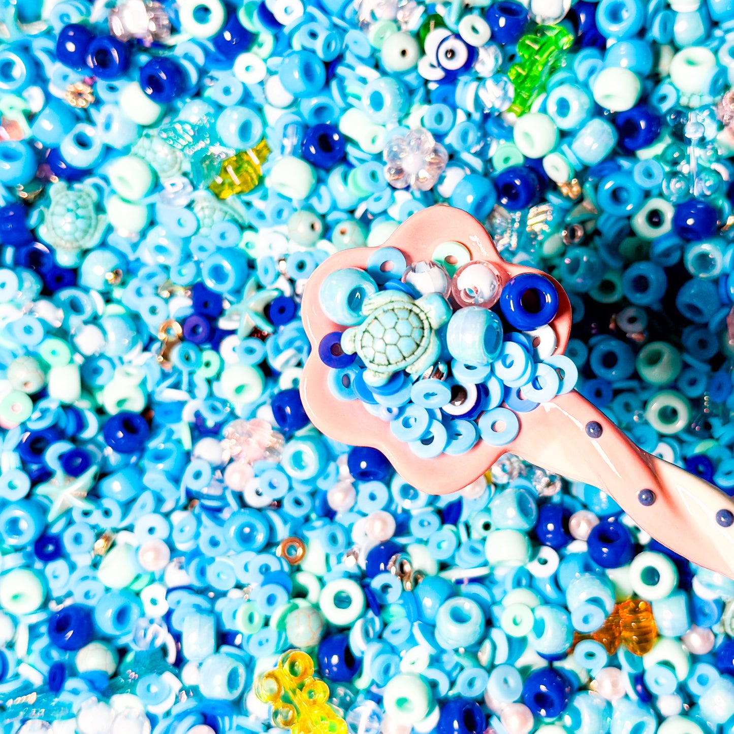 Blue Bead Confetti 9 Scoop Pack