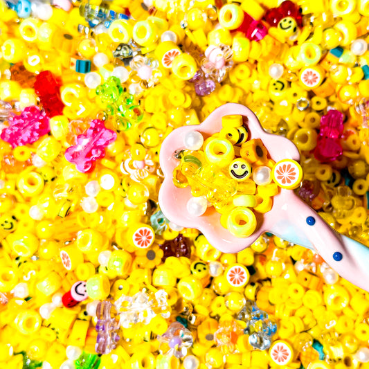 Yellow Bead Confetti 9 Scoop Pack