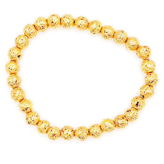 Gold Rock 4.0 Stacker Bracelet