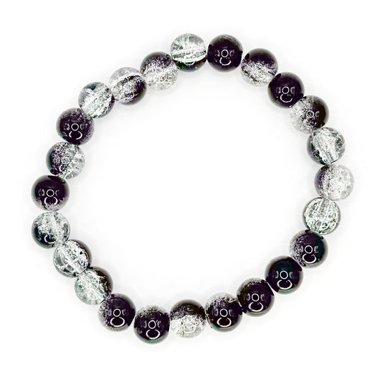 At Night Glass Beaded Bracelet