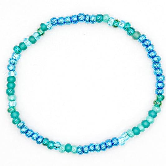 Tropical Seed Beaded Bracelet