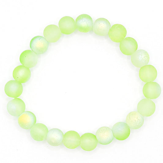 Light Green Glass Beaded Bracelet