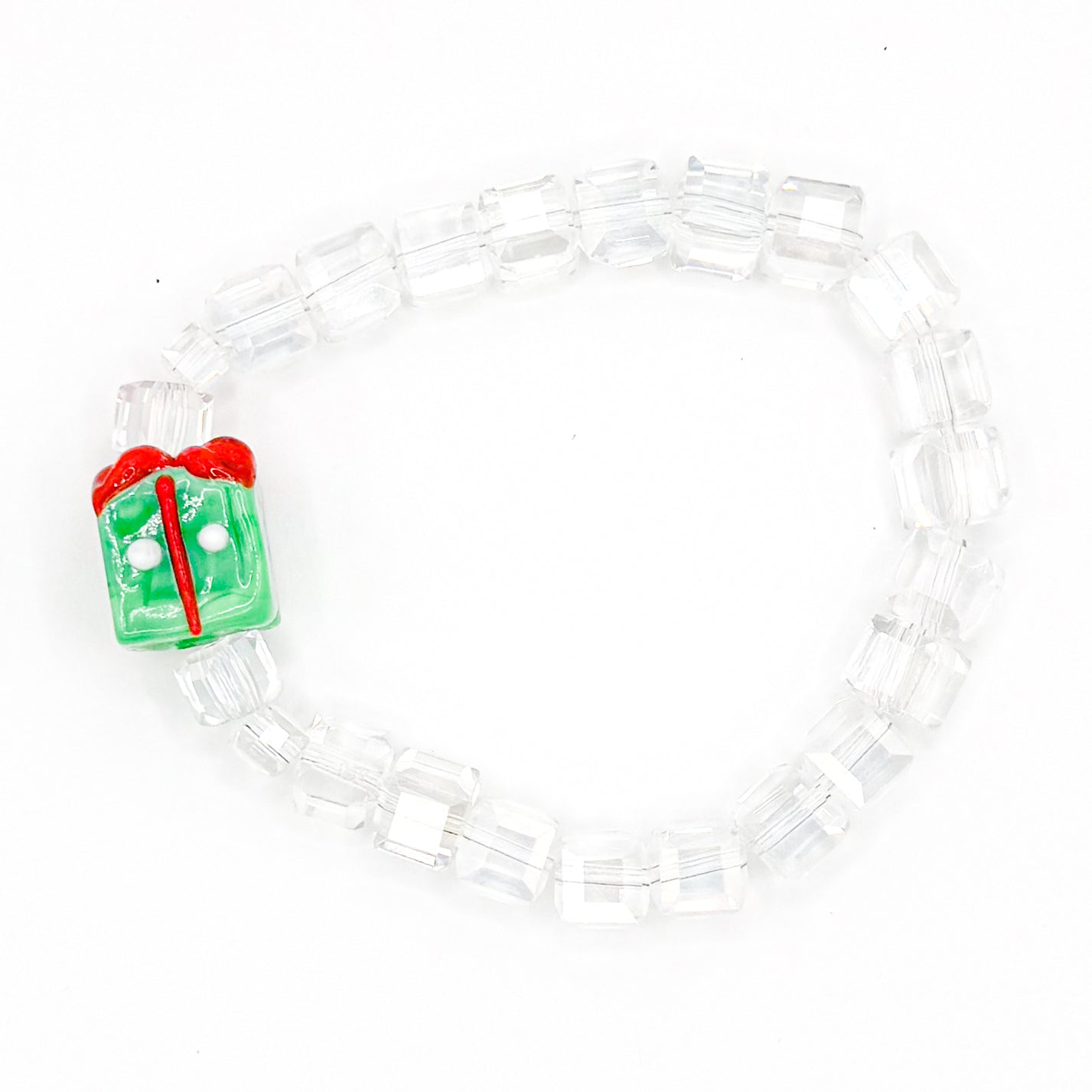 Holiday Gift Glass Beaded Bracelet