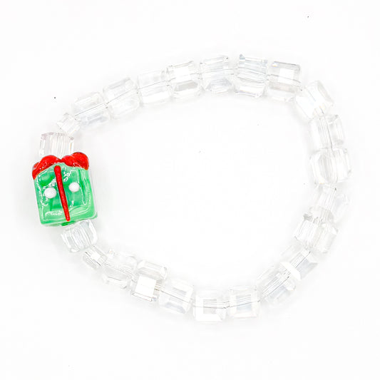 Holiday Gift Glass Beaded Bracelet