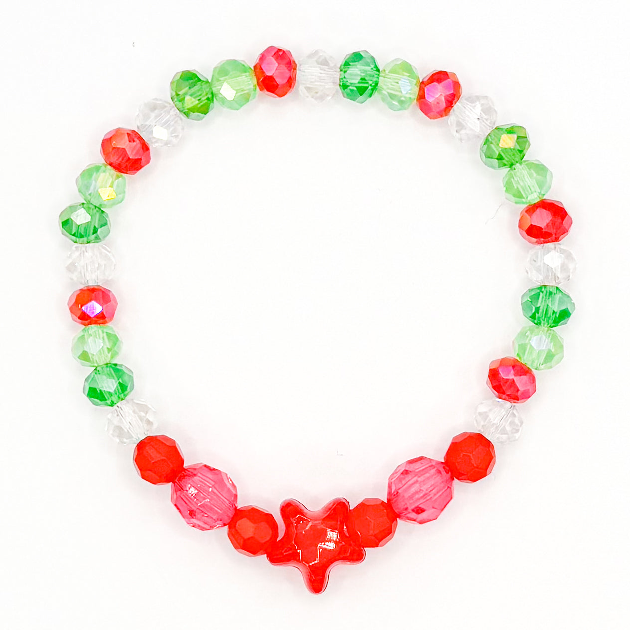 Holiday Star Beaded Bracelet