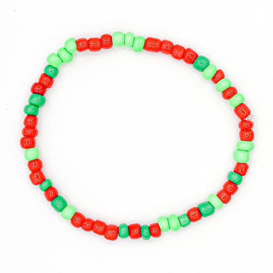 Merry Beadmas Seed Beaded Bracelet