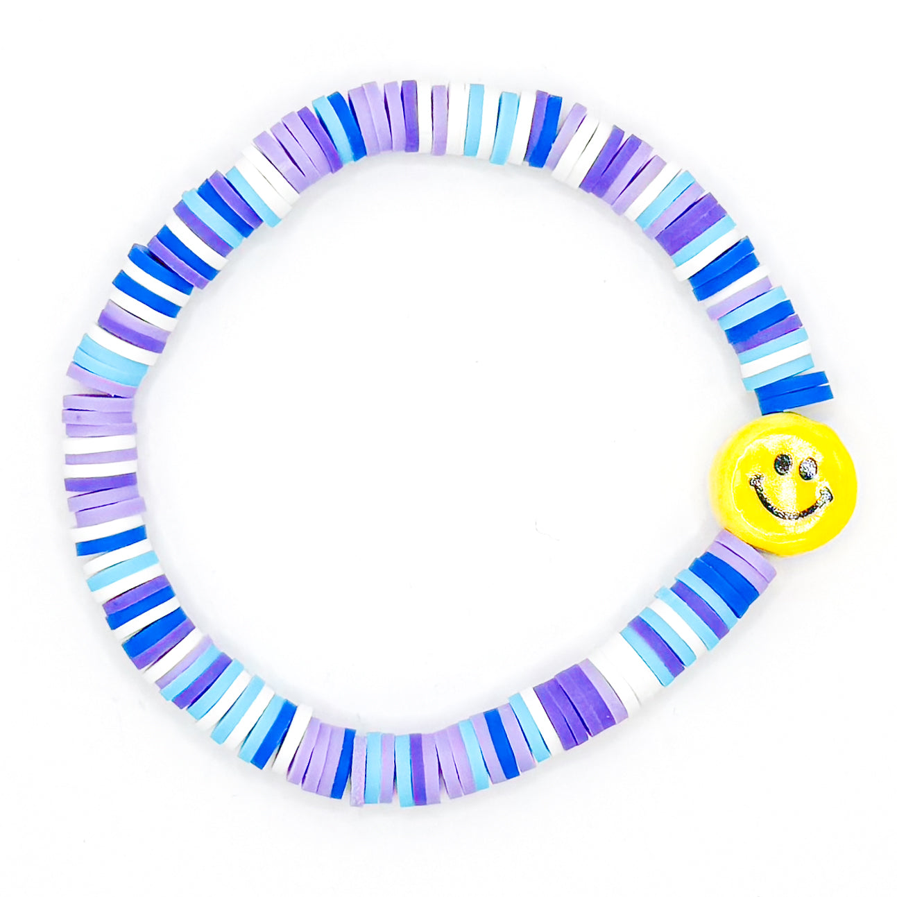 Lyla Smiley Clay Beaded Bracelet