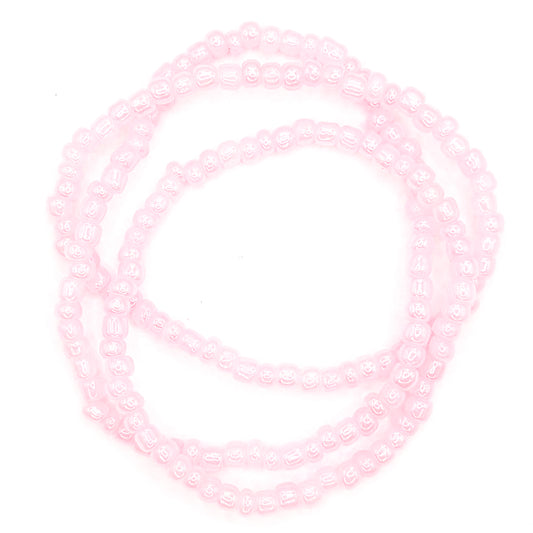 Preppy Pink Seed Bead Stackers (Set of 3)