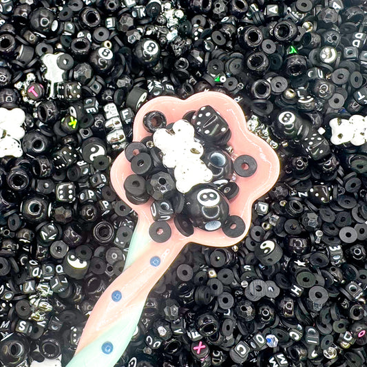 Black Bead Confetti 9 Scoop Pack