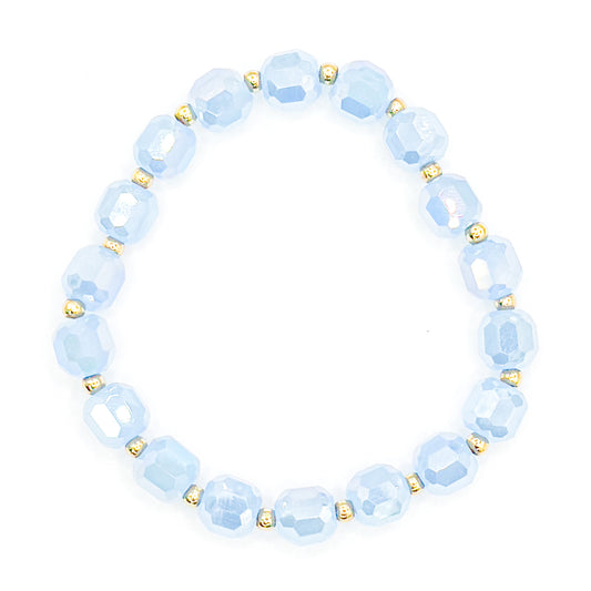 Grand Millennial Chic Glass Beaded Bracelet