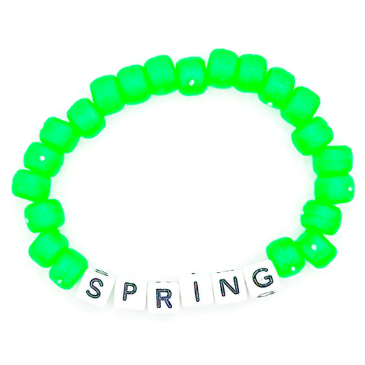 Green "Spring" Beaded Bracelet