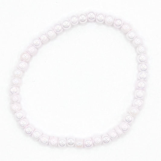 Pink Marble 4.0 Stacker Beaded Bracelet