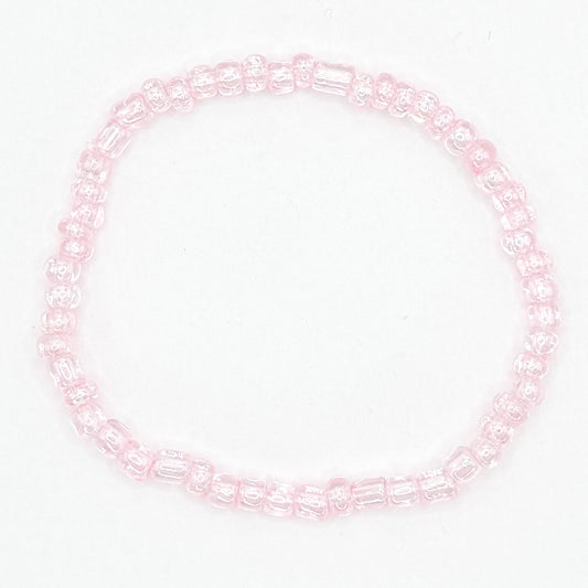 Baby Pink Seed Bead Bracelet