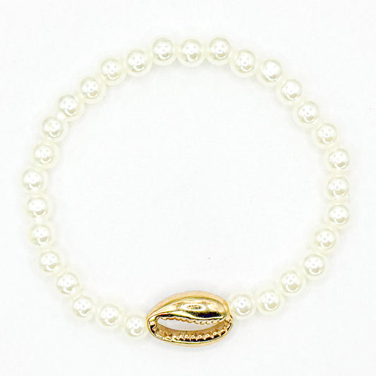 Coastal Pearls Beaded Bracelet