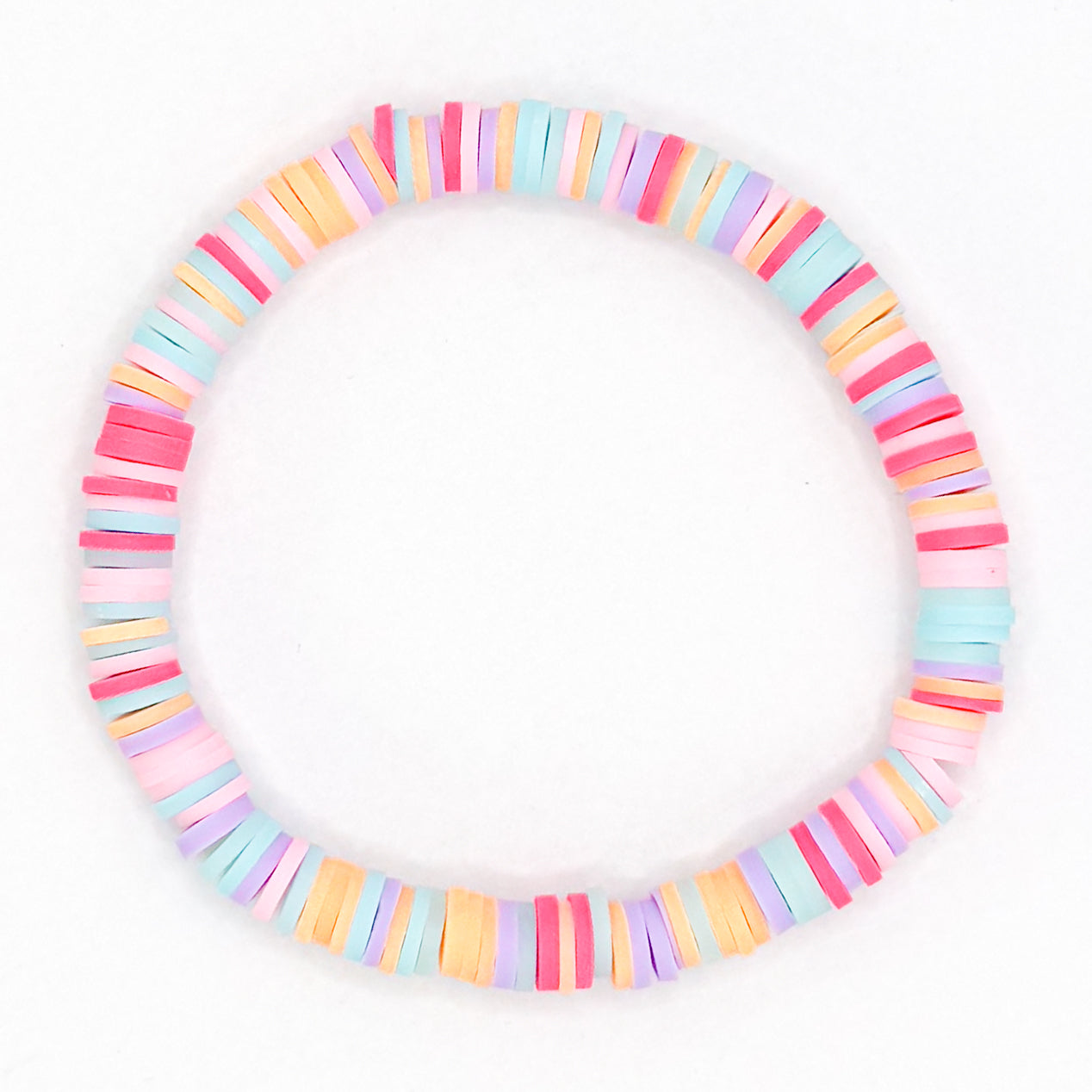 Pastel Queen Clay Beaded Bracelet