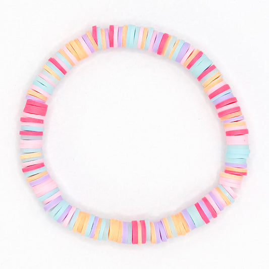 Pastel Queen Clay Beaded Bracelet