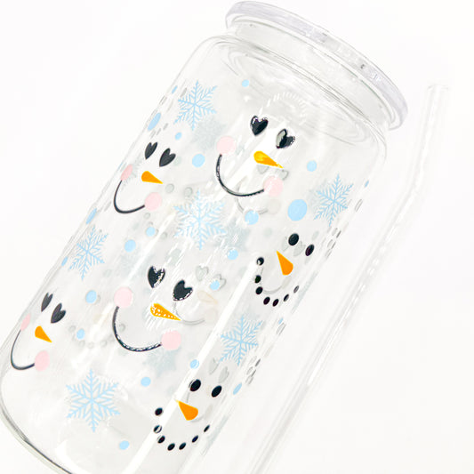 Smiley Snowmen Cup - 16oz