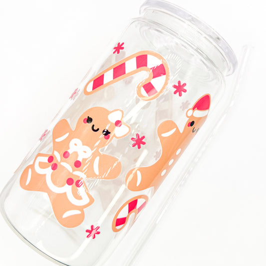 Gingerbread Candy Canes Cup - 16oz