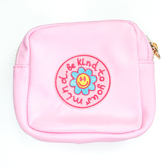 Pink Be Kind To Your Mind Bead Buddy Bag